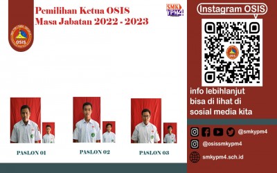 kegiatan pemilihan Ketua dan Wakil Ketua OSIS masa jabatan 2022/2023